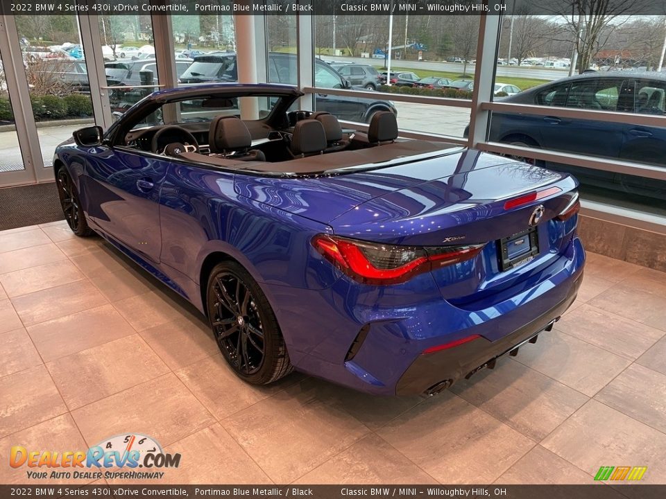 2022 BMW 4 Series 430i xDrive Convertible Portimao Blue Metallic / Black Photo #2