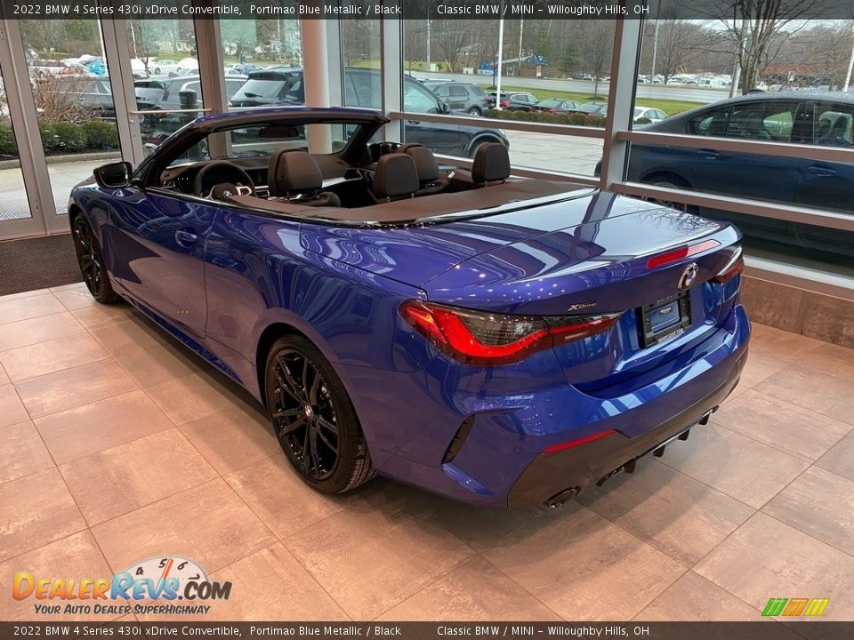 2022 BMW 4 Series 430i xDrive Convertible Portimao Blue Metallic / Black Photo #2