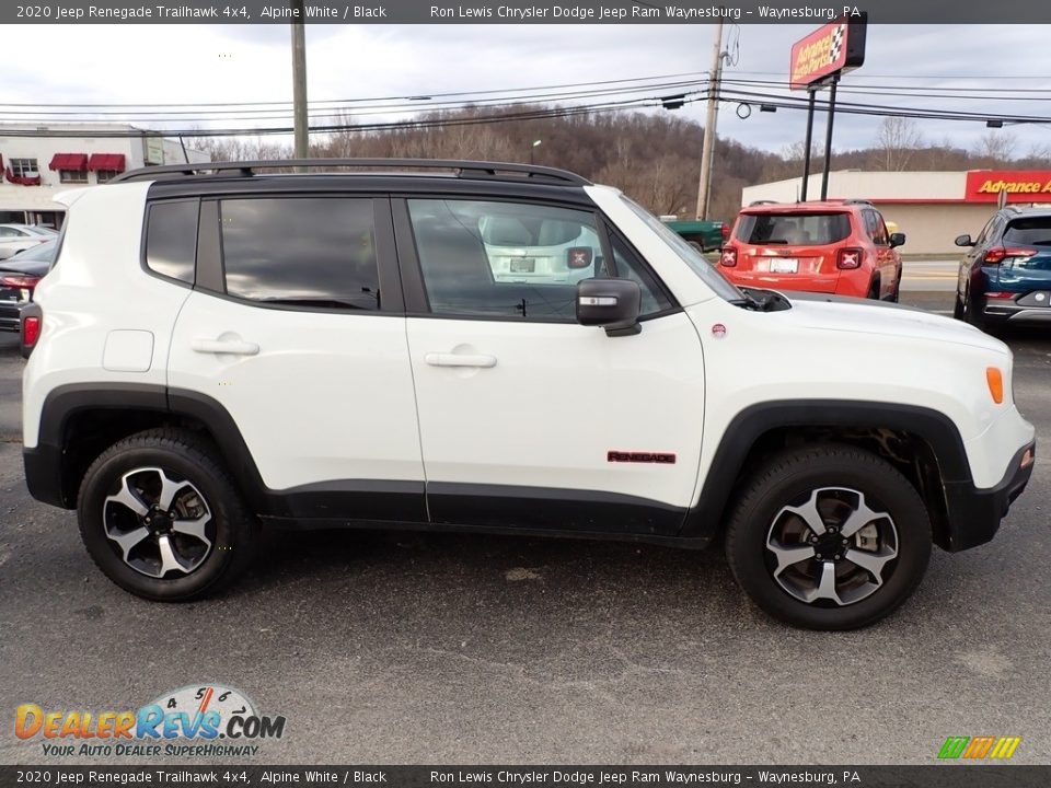 2020 Jeep Renegade Trailhawk 4x4 Alpine White / Black Photo #7