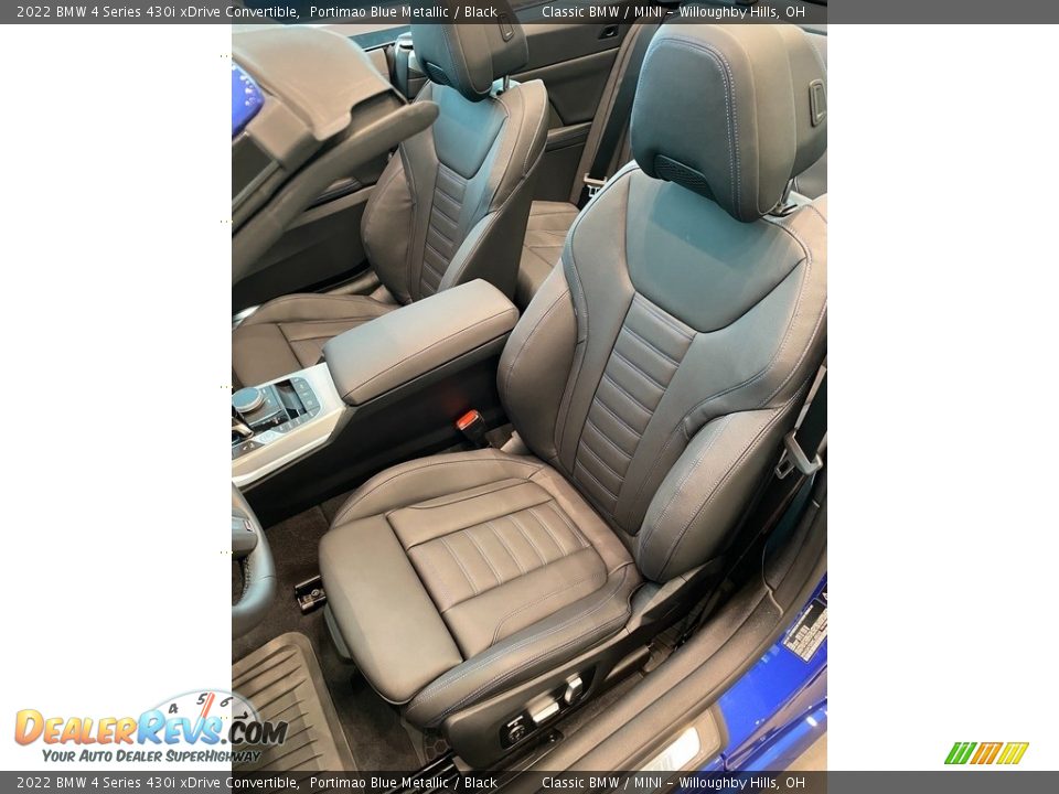 Front Seat of 2022 BMW 4 Series 430i xDrive Convertible Photo #4