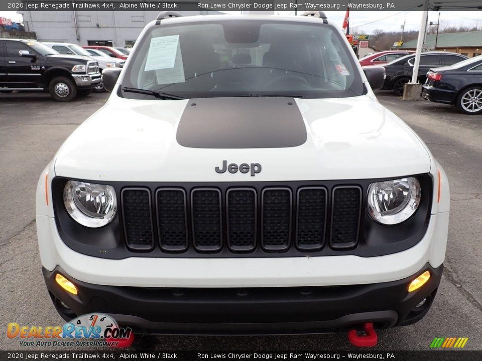 2020 Jeep Renegade Trailhawk 4x4 Alpine White / Black Photo #9