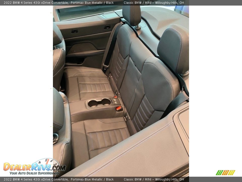 Rear Seat of 2022 BMW 4 Series 430i xDrive Convertible Photo #5