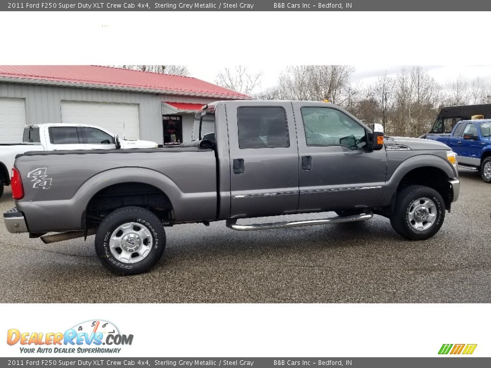 2011 Ford F250 Super Duty XLT Crew Cab 4x4 Sterling Grey Metallic / Steel Gray Photo #16