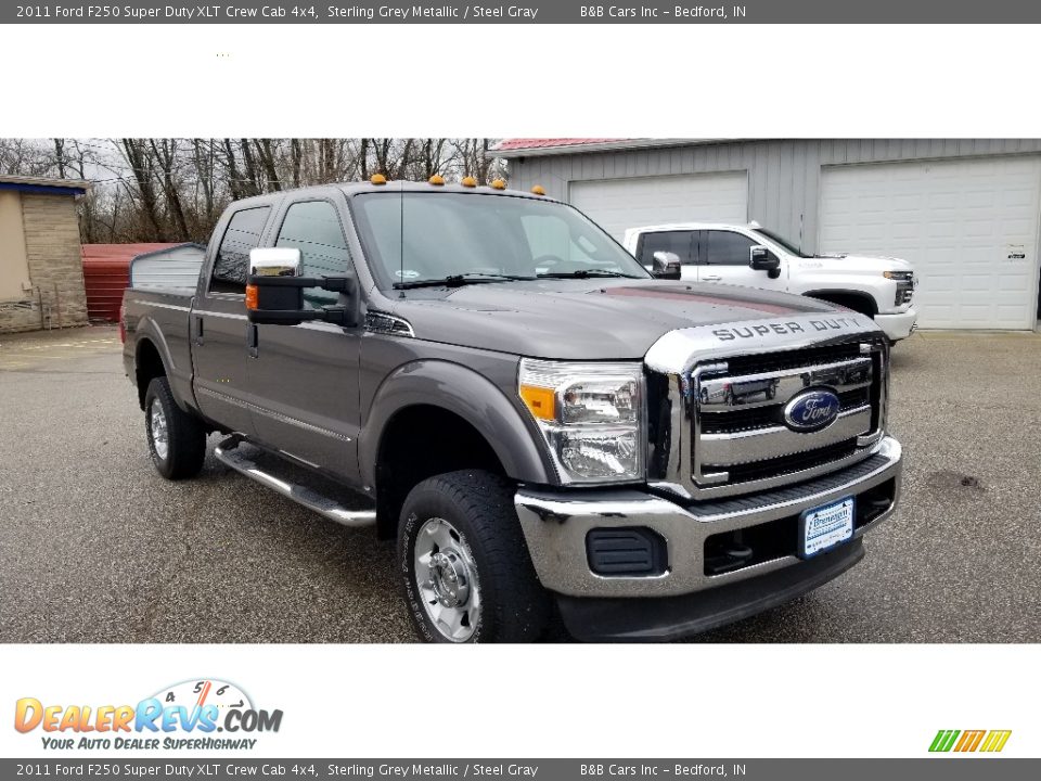 2011 Ford F250 Super Duty XLT Crew Cab 4x4 Sterling Grey Metallic / Steel Gray Photo #22