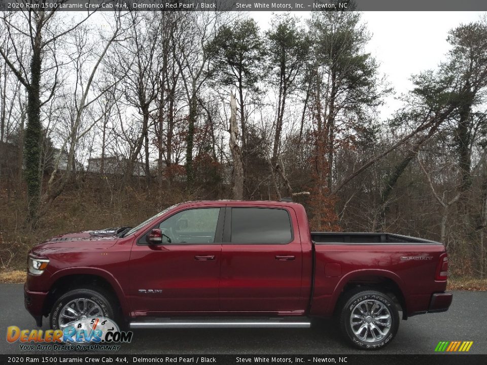 2020 Ram 1500 Laramie Crew Cab 4x4 Delmonico Red Pearl / Black Photo #1