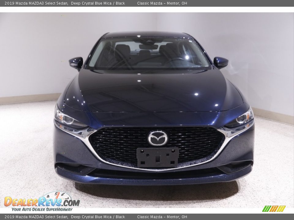2019 Mazda MAZDA3 Select Sedan Deep Crystal Blue Mica / Black Photo #2