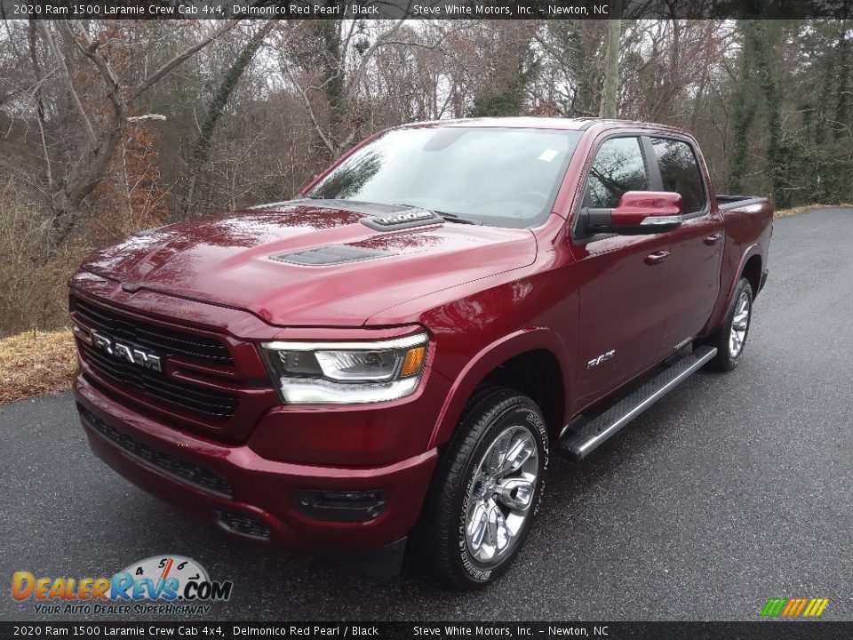 2020 Ram 1500 Laramie Crew Cab 4x4 Delmonico Red Pearl / Black Photo #3