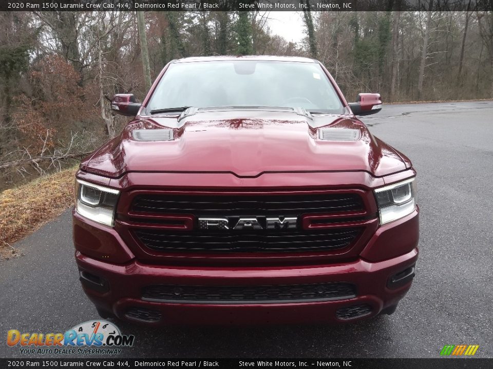 2020 Ram 1500 Laramie Crew Cab 4x4 Delmonico Red Pearl / Black Photo #4