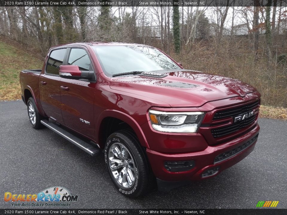 2020 Ram 1500 Laramie Crew Cab 4x4 Delmonico Red Pearl / Black Photo #5