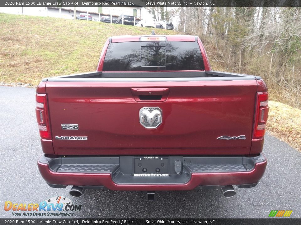 2020 Ram 1500 Laramie Crew Cab 4x4 Delmonico Red Pearl / Black Photo #8