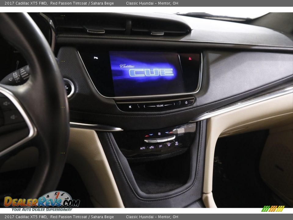 2017 Cadillac XT5 FWD Red Passion Tintcoat / Sahara Beige Photo #9