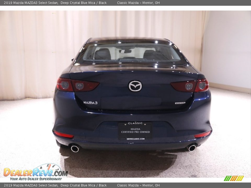 2019 Mazda MAZDA3 Select Sedan Deep Crystal Blue Mica / Black Photo #18