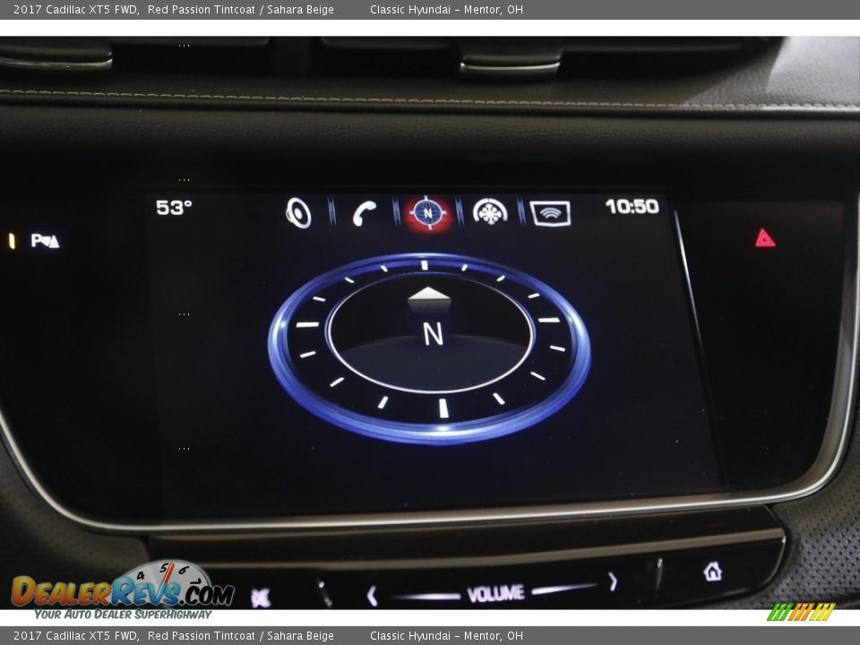 2017 Cadillac XT5 FWD Red Passion Tintcoat / Sahara Beige Photo #12