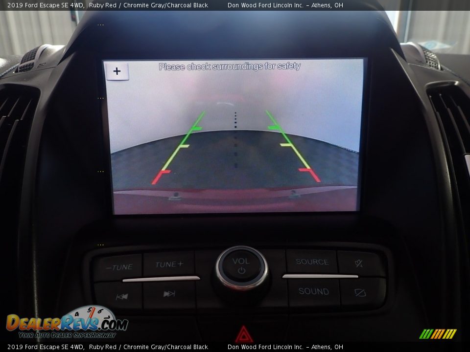 2019 Ford Escape SE 4WD Ruby Red / Chromite Gray/Charcoal Black Photo #2
