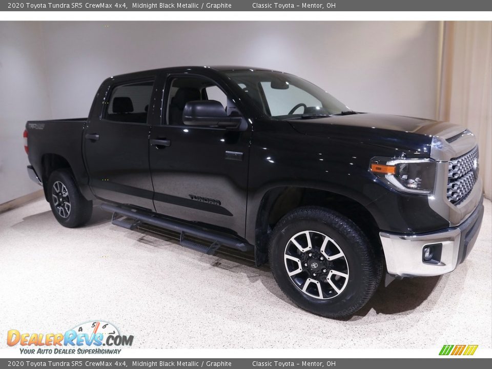 2020 Toyota Tundra SR5 CrewMax 4x4 Midnight Black Metallic / Graphite Photo #1