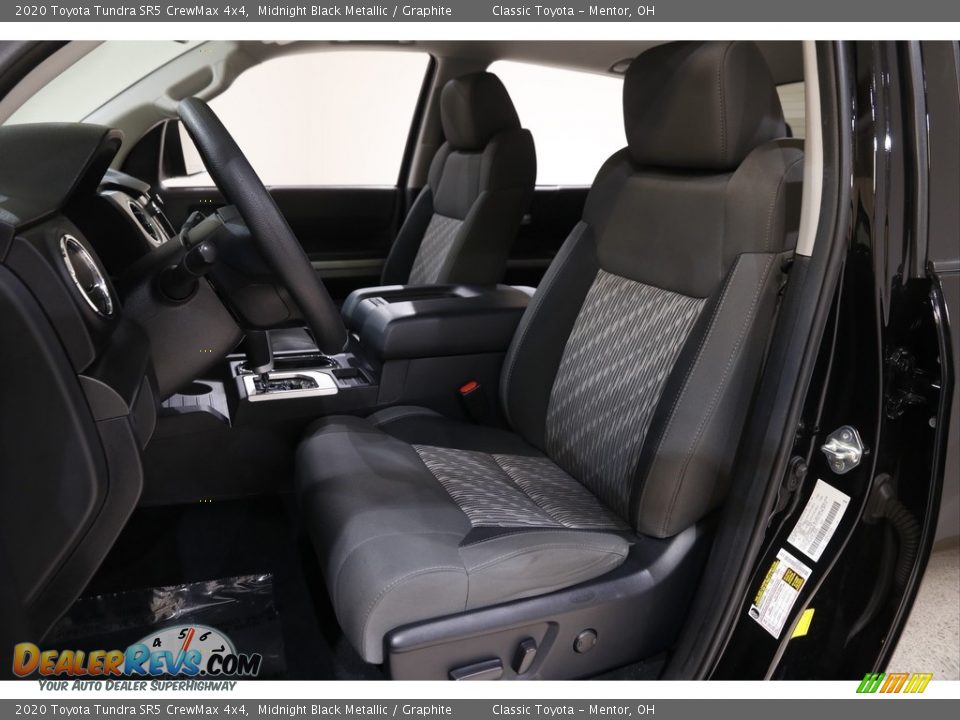 2020 Toyota Tundra SR5 CrewMax 4x4 Midnight Black Metallic / Graphite Photo #5