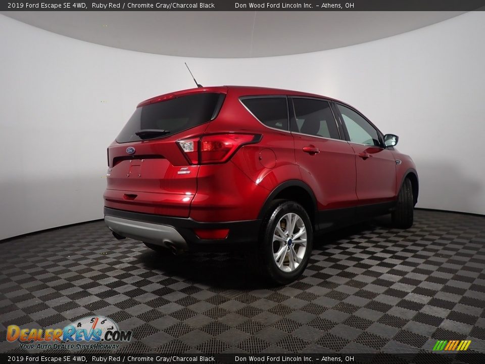 2019 Ford Escape SE 4WD Ruby Red / Chromite Gray/Charcoal Black Photo #16