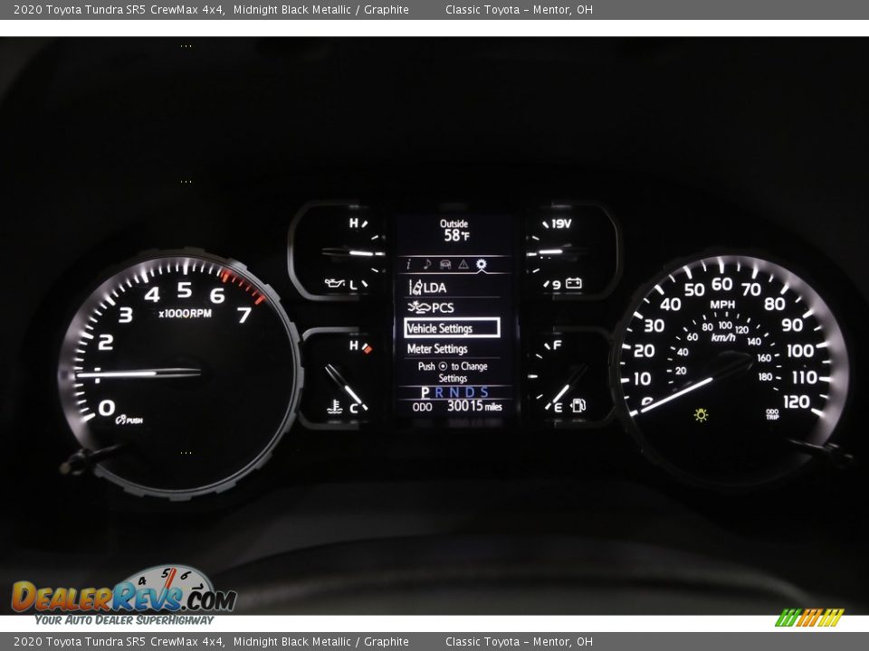 2020 Toyota Tundra SR5 CrewMax 4x4 Midnight Black Metallic / Graphite Photo #8