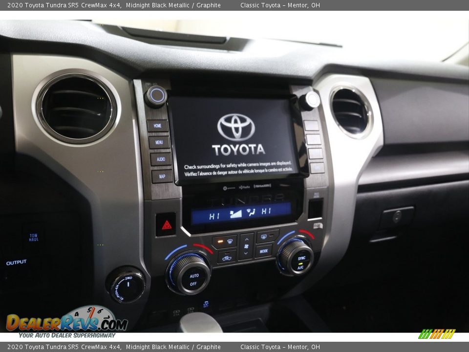 2020 Toyota Tundra SR5 CrewMax 4x4 Midnight Black Metallic / Graphite Photo #9
