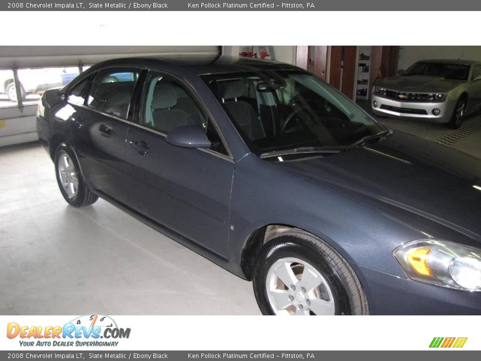 2008 Chevrolet Impala LT Slate Metallic / Ebony Black Photo #10