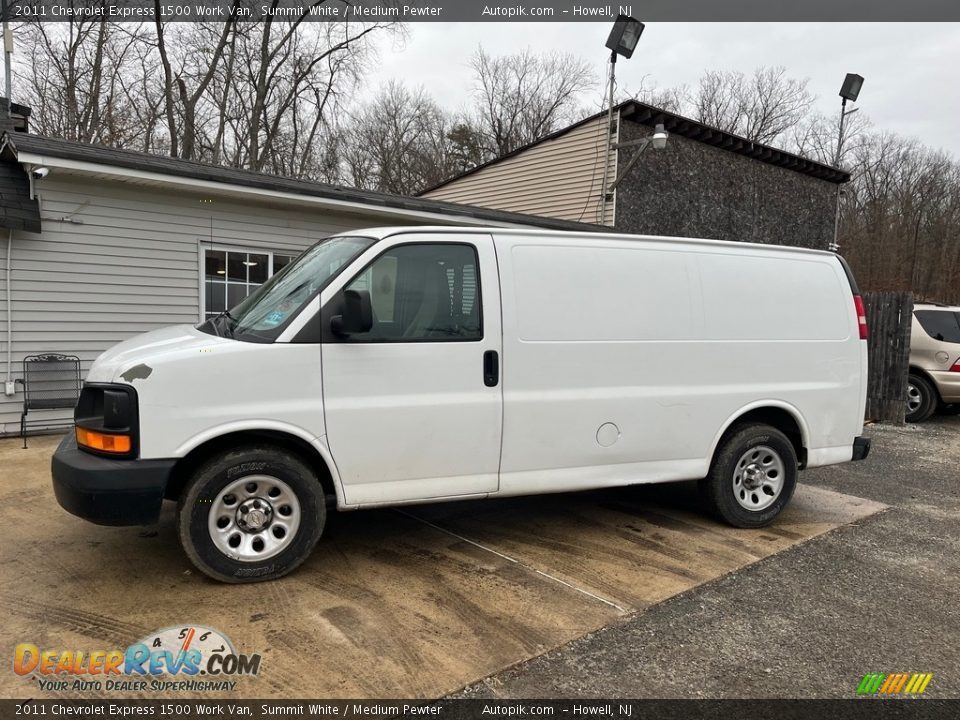 2011 Chevrolet Express 1500 Work Van Summit White / Medium Pewter Photo #2