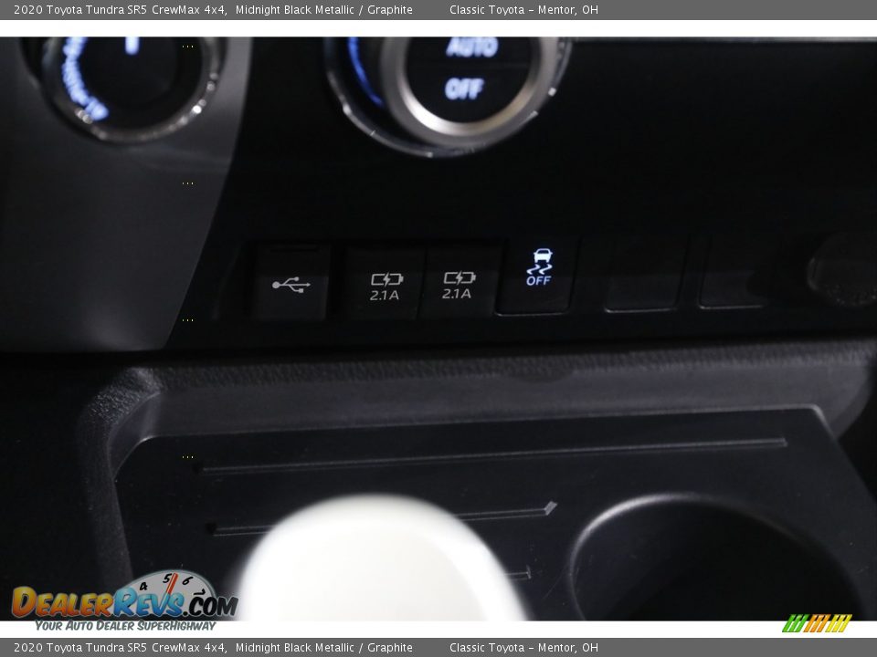2020 Toyota Tundra SR5 CrewMax 4x4 Midnight Black Metallic / Graphite Photo #12