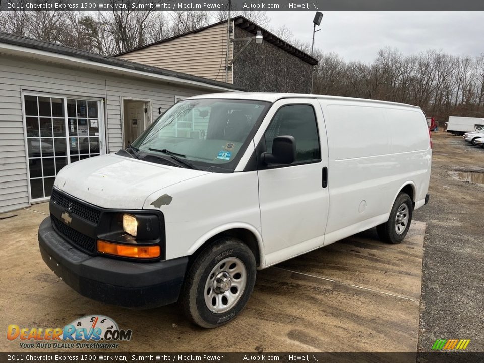 2011 Chevrolet Express 1500 Work Van Summit White / Medium Pewter Photo #3