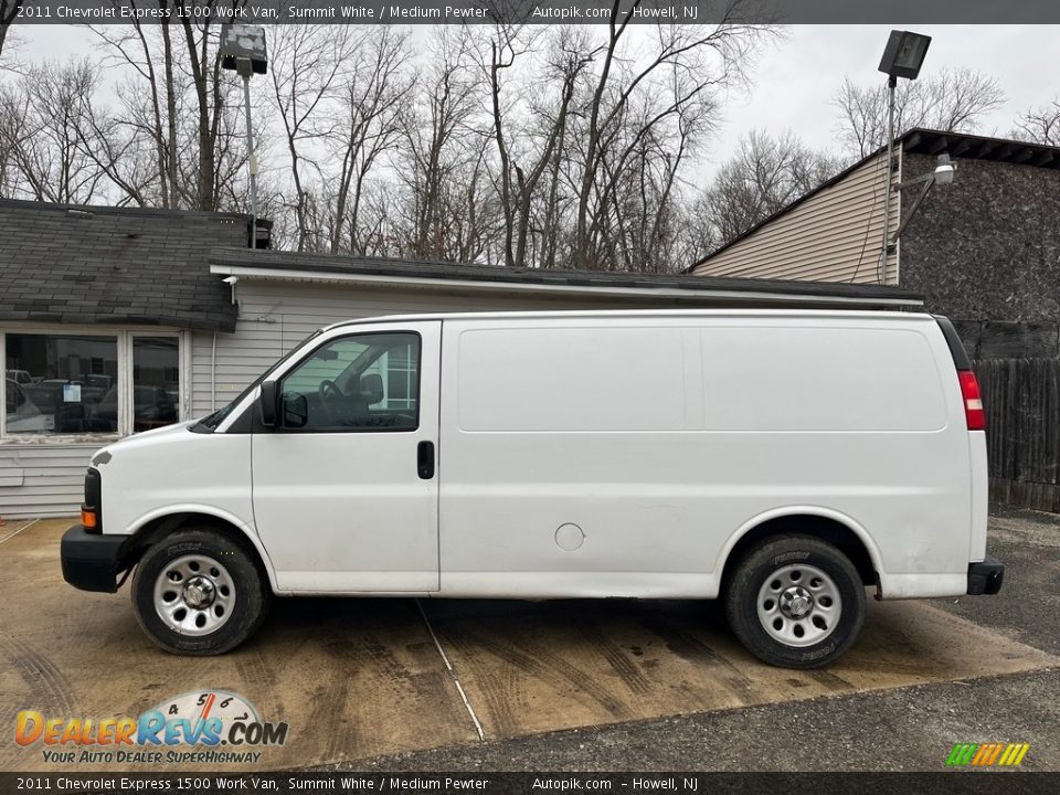 2011 Chevrolet Express 1500 Work Van Summit White / Medium Pewter Photo #4