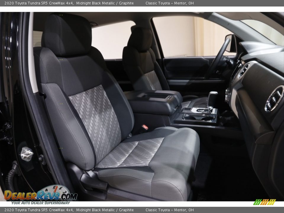 2020 Toyota Tundra SR5 CrewMax 4x4 Midnight Black Metallic / Graphite Photo #14