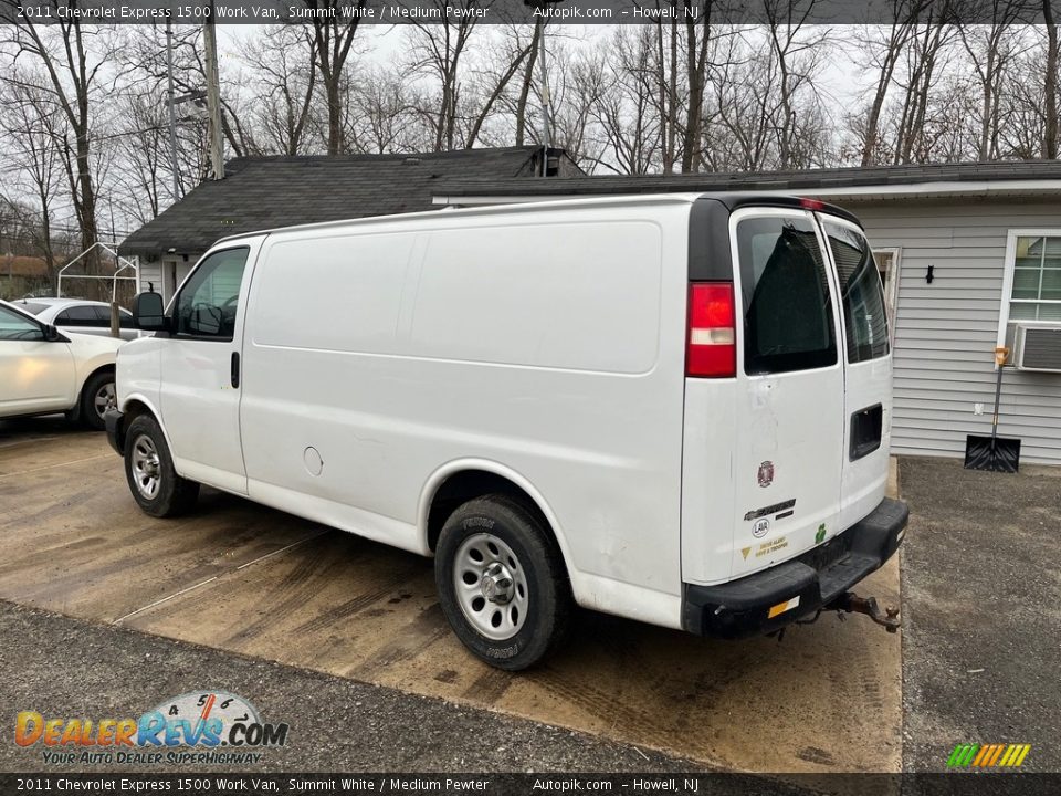 2011 Chevrolet Express 1500 Work Van Summit White / Medium Pewter Photo #5