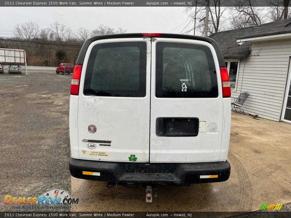 2011 Chevrolet Express 1500 Work Van Summit White / Medium Pewter Photo #6