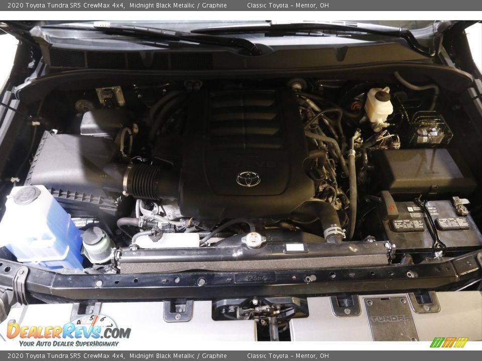 2020 Toyota Tundra SR5 CrewMax 4x4 Midnight Black Metallic / Graphite Photo #18