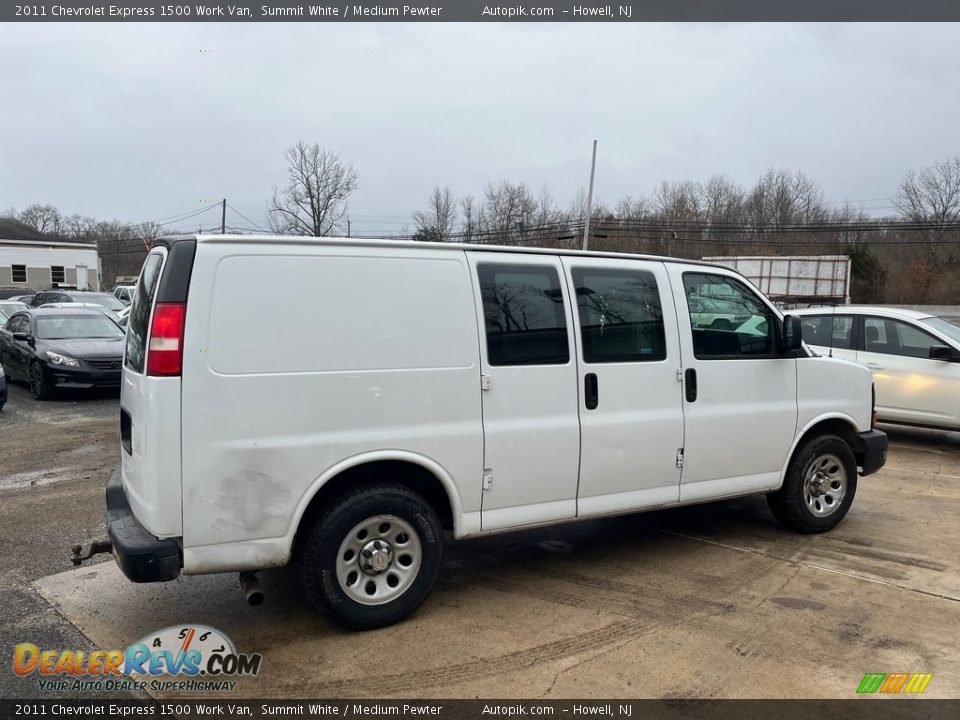 2011 Chevrolet Express 1500 Work Van Summit White / Medium Pewter Photo #8