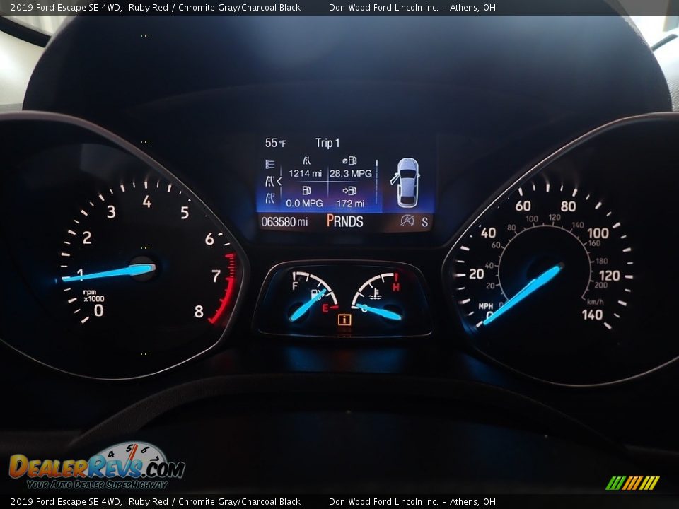 2019 Ford Escape SE 4WD Ruby Red / Chromite Gray/Charcoal Black Photo #29