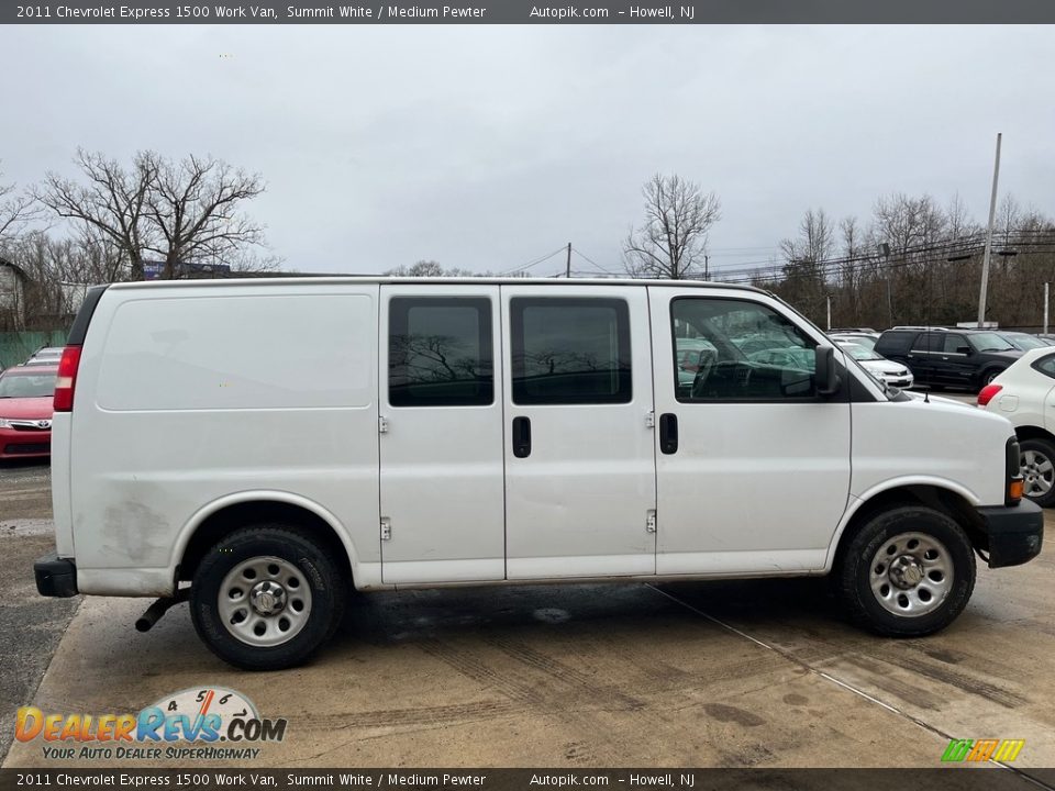 2011 Chevrolet Express 1500 Work Van Summit White / Medium Pewter Photo #9