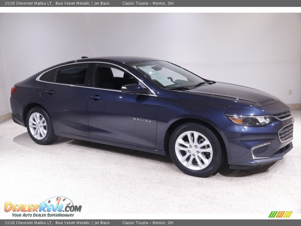 2018 Chevrolet Malibu LT Blue Velvet Metallic / Jet Black Photo #1