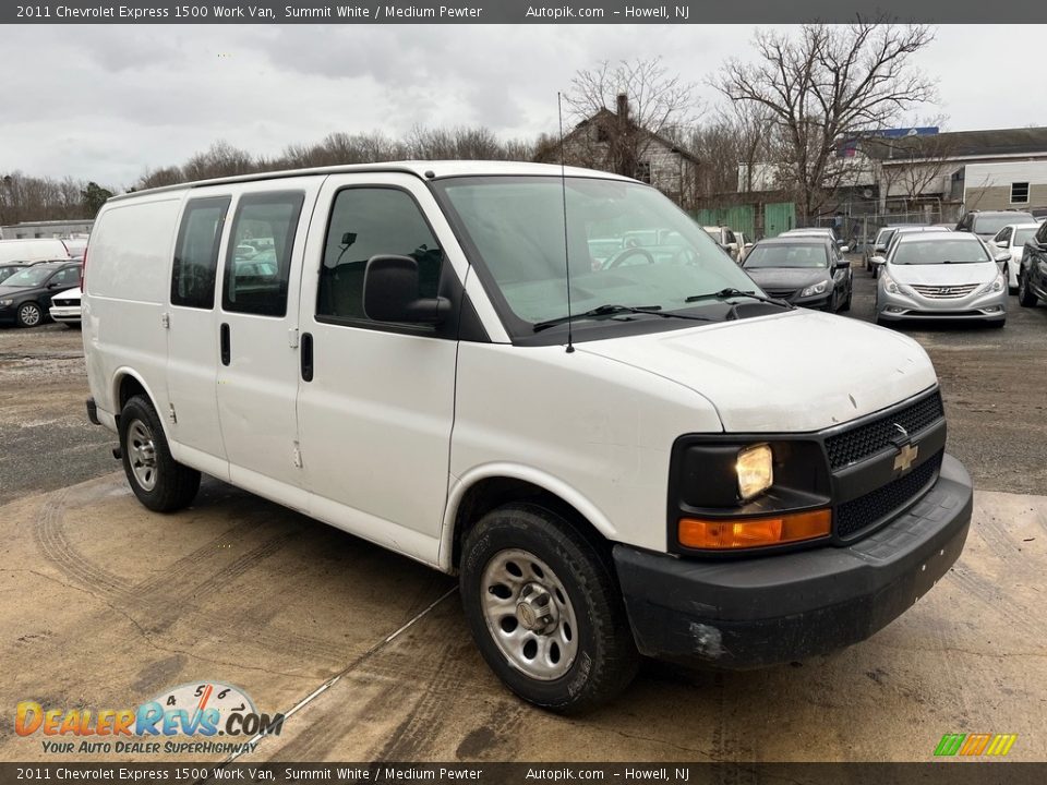 2011 Chevrolet Express 1500 Work Van Summit White / Medium Pewter Photo #10