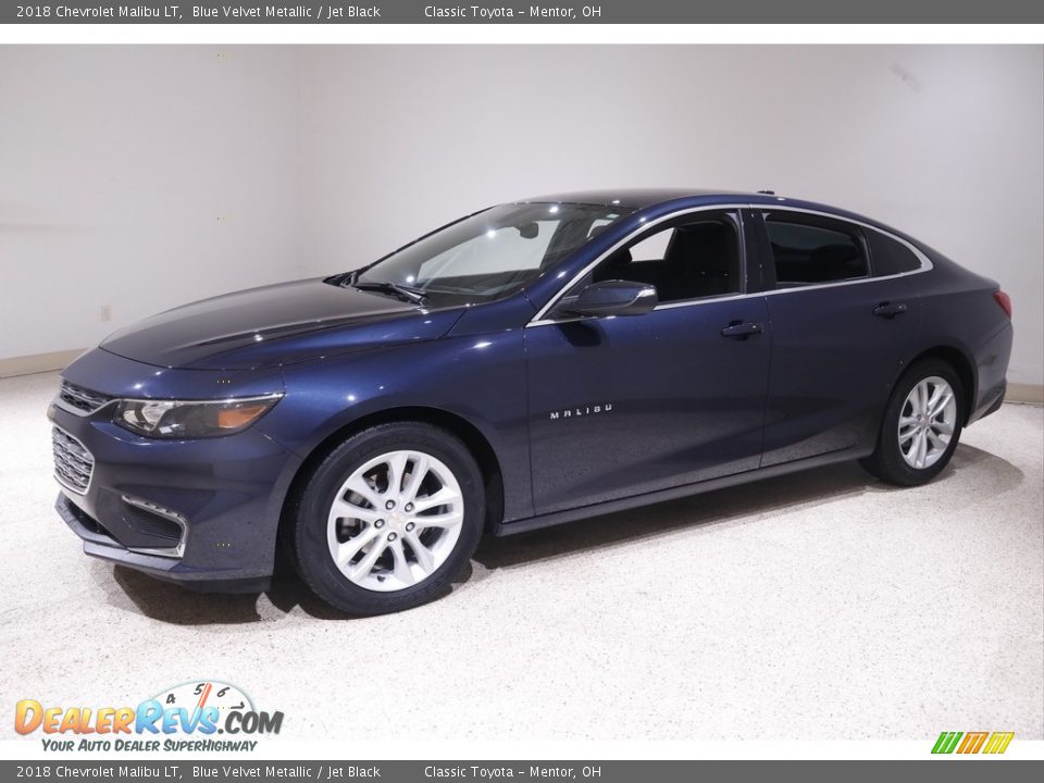 2018 Chevrolet Malibu LT Blue Velvet Metallic / Jet Black Photo #3