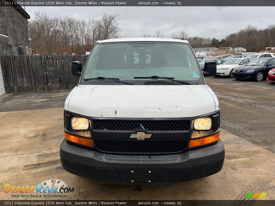 2011 Chevrolet Express 1500 Work Van Summit White / Medium Pewter Photo #11