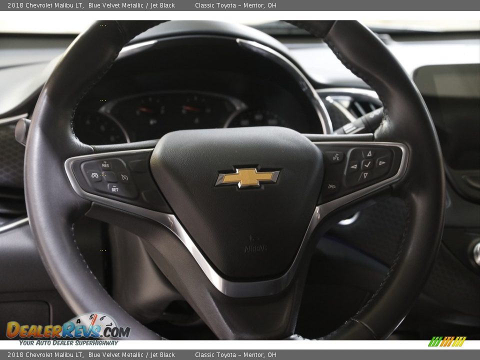 2018 Chevrolet Malibu LT Blue Velvet Metallic / Jet Black Photo #7