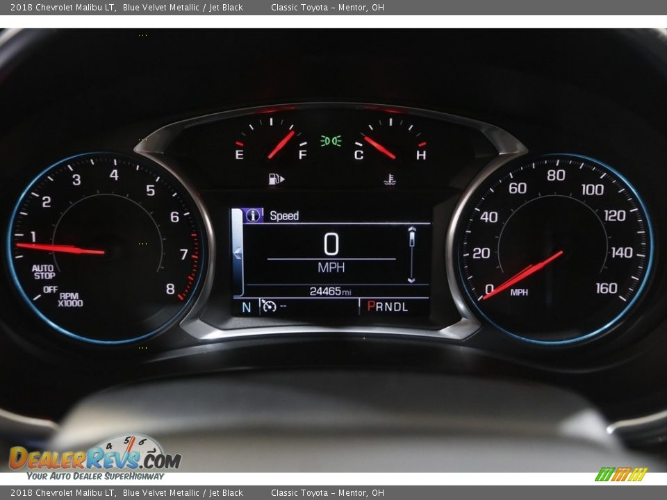 2018 Chevrolet Malibu LT Blue Velvet Metallic / Jet Black Photo #8