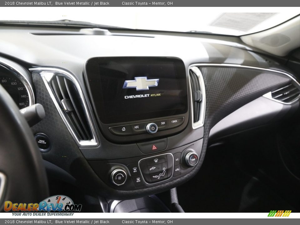 2018 Chevrolet Malibu LT Blue Velvet Metallic / Jet Black Photo #9