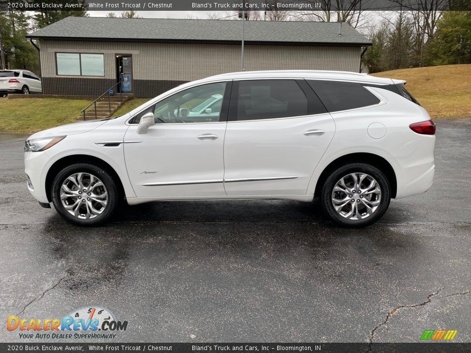 2020 Buick Enclave Avenir White Frost Tricoat / Chestnut Photo #1