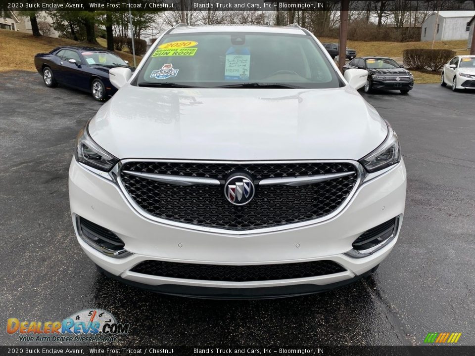 2020 Buick Enclave Avenir White Frost Tricoat / Chestnut Photo #3