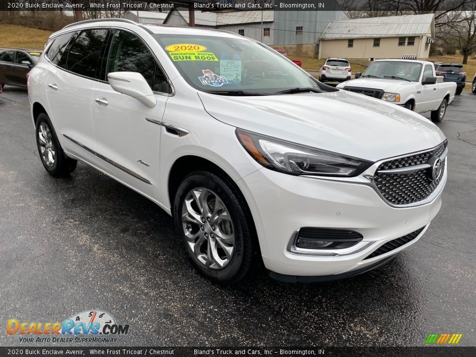 White Frost Tricoat 2020 Buick Enclave Avenir Photo #4