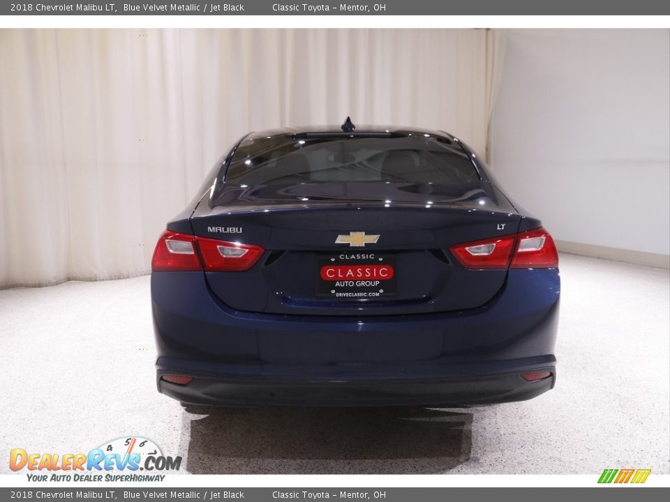 2018 Chevrolet Malibu LT Blue Velvet Metallic / Jet Black Photo #17