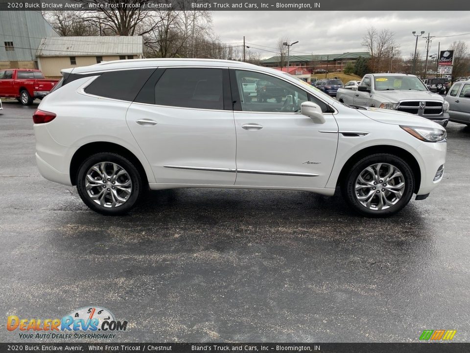 2020 Buick Enclave Avenir White Frost Tricoat / Chestnut Photo #5