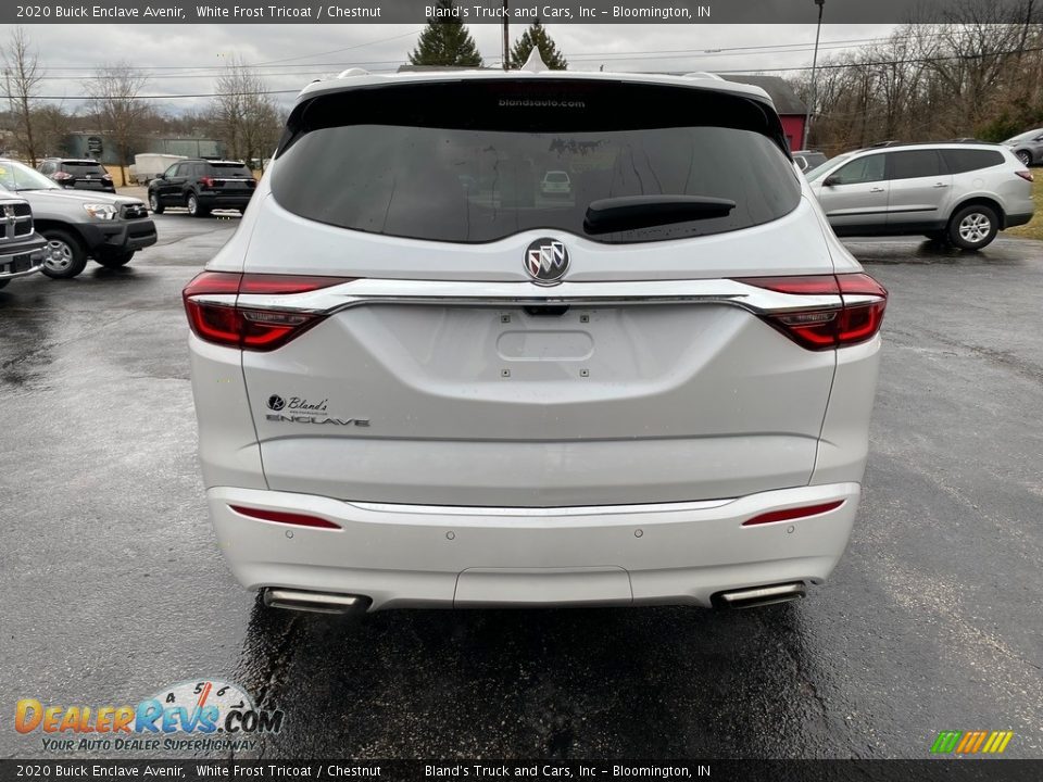 2020 Buick Enclave Avenir White Frost Tricoat / Chestnut Photo #7