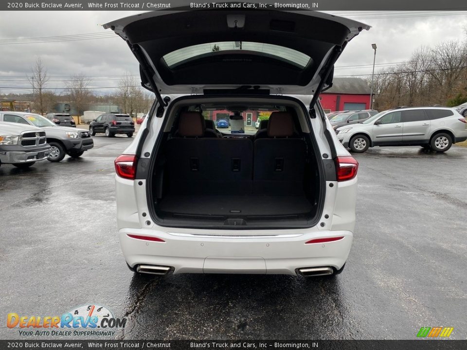 2020 Buick Enclave Avenir White Frost Tricoat / Chestnut Photo #9