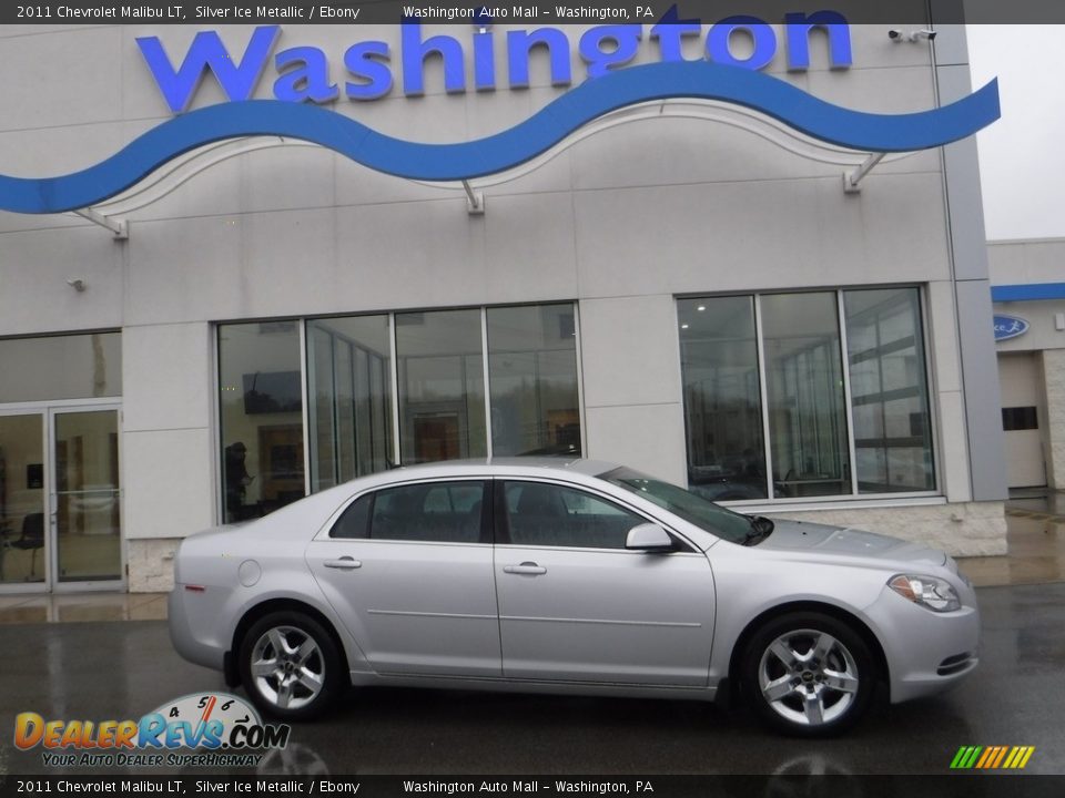 2011 Chevrolet Malibu LT Silver Ice Metallic / Ebony Photo #2